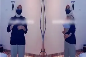 Hijab Coklat Viral Body Goals Ngewe Brutal Sampe Becek